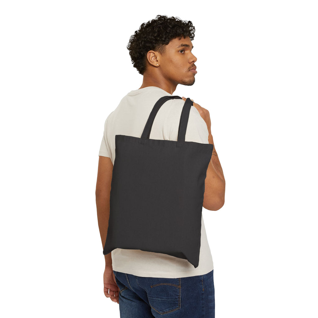 Veiled Crossroads Black Canvas Tote — Danielle Durga