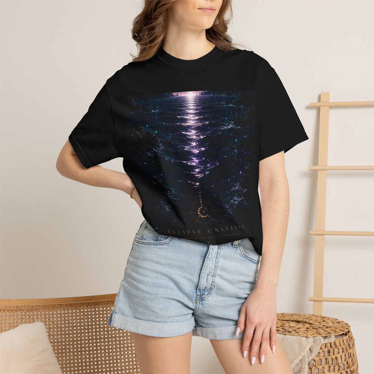 Eclipse Universe Garment-Dyed T-Shirt — Danielle Durga