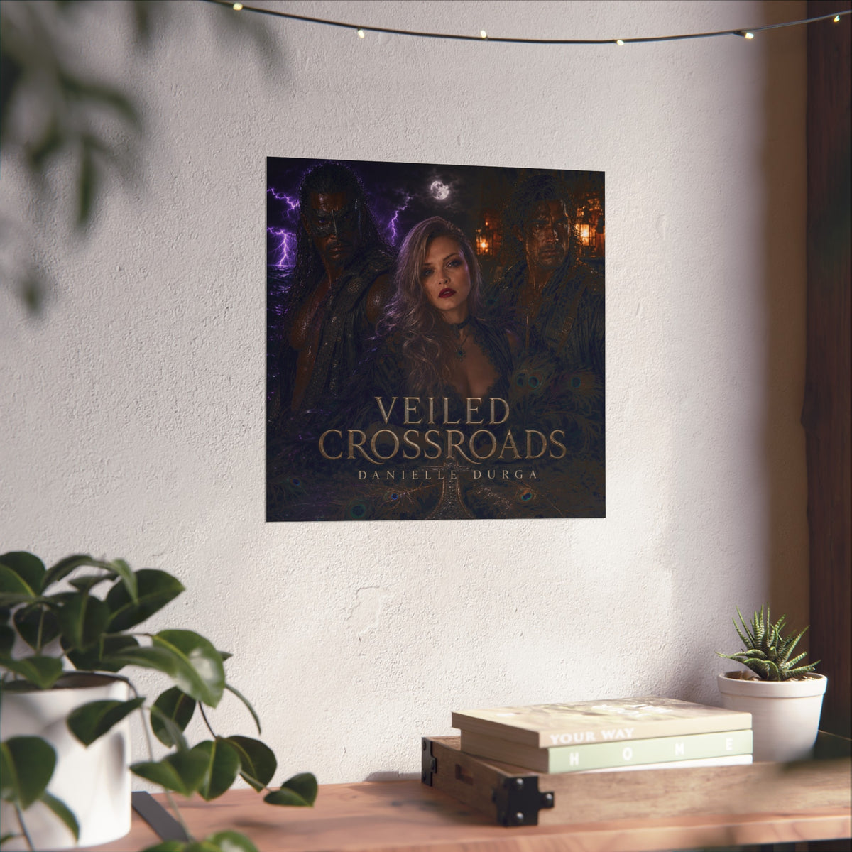 Veiled Crossroads 16×16 Fine Art Poster — Danielle Durga