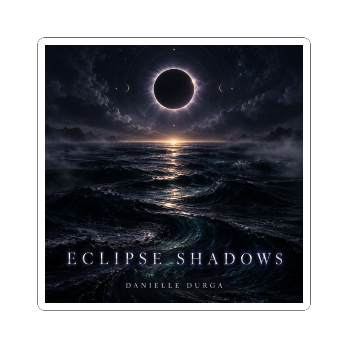 Eclipse Shadows Glossy Sticker — Danielle Durga