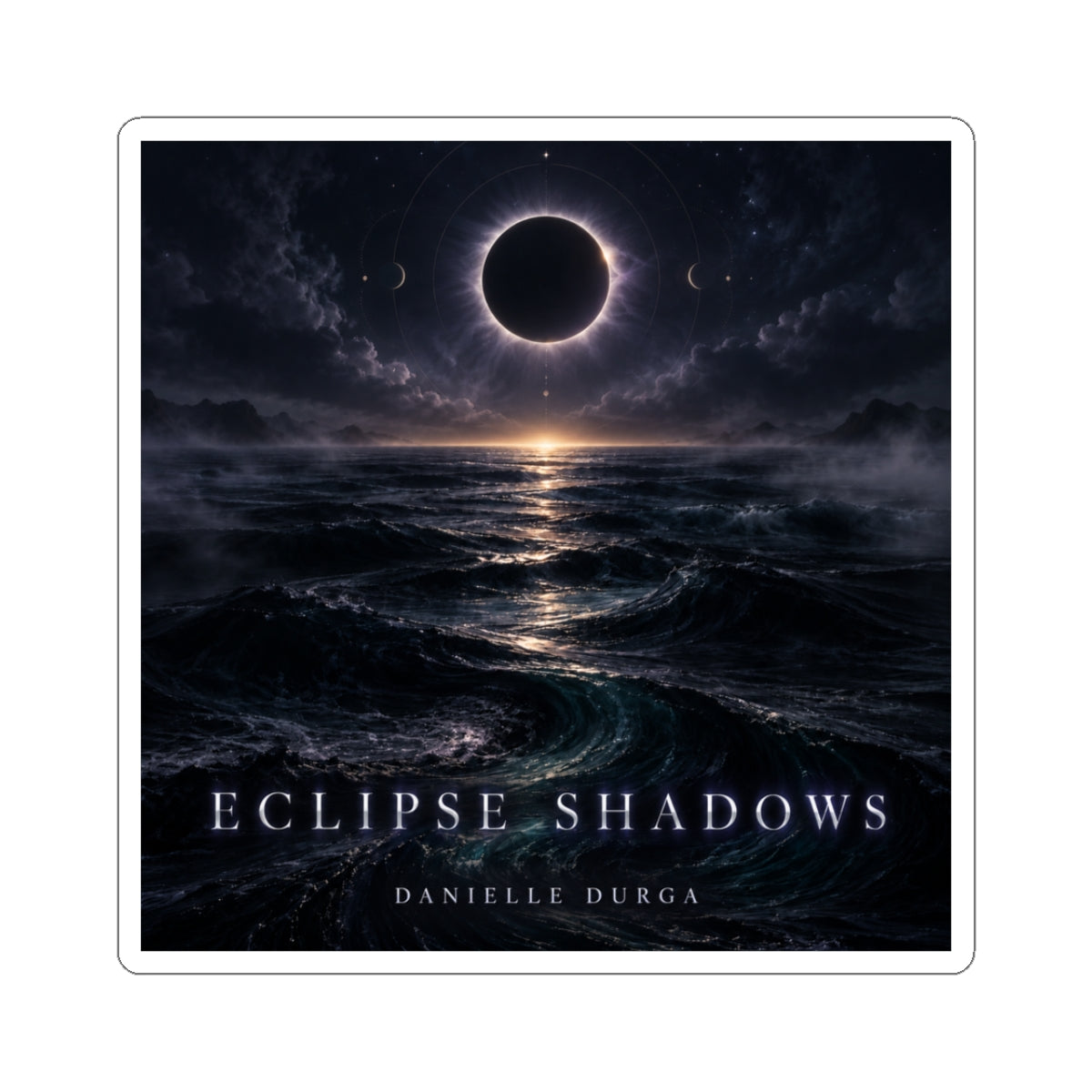 Eclipse Shadows Glossy Sticker — Danielle Durga